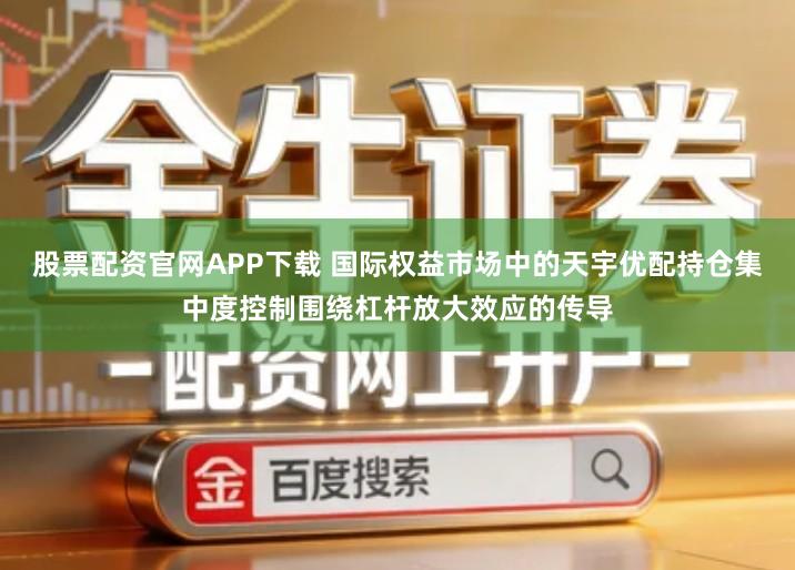 股票配资官网APP下载 国际权益市场中的天宇优配持仓集中度控制围绕杠杆放大效应的传导