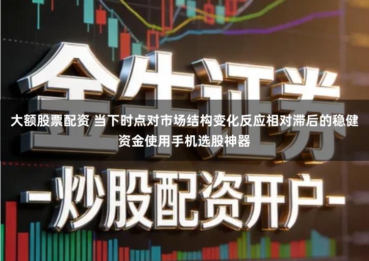 大额股票配资 当下时点对市场结构变化反应相对滞后的稳健资金使用手机选股神器